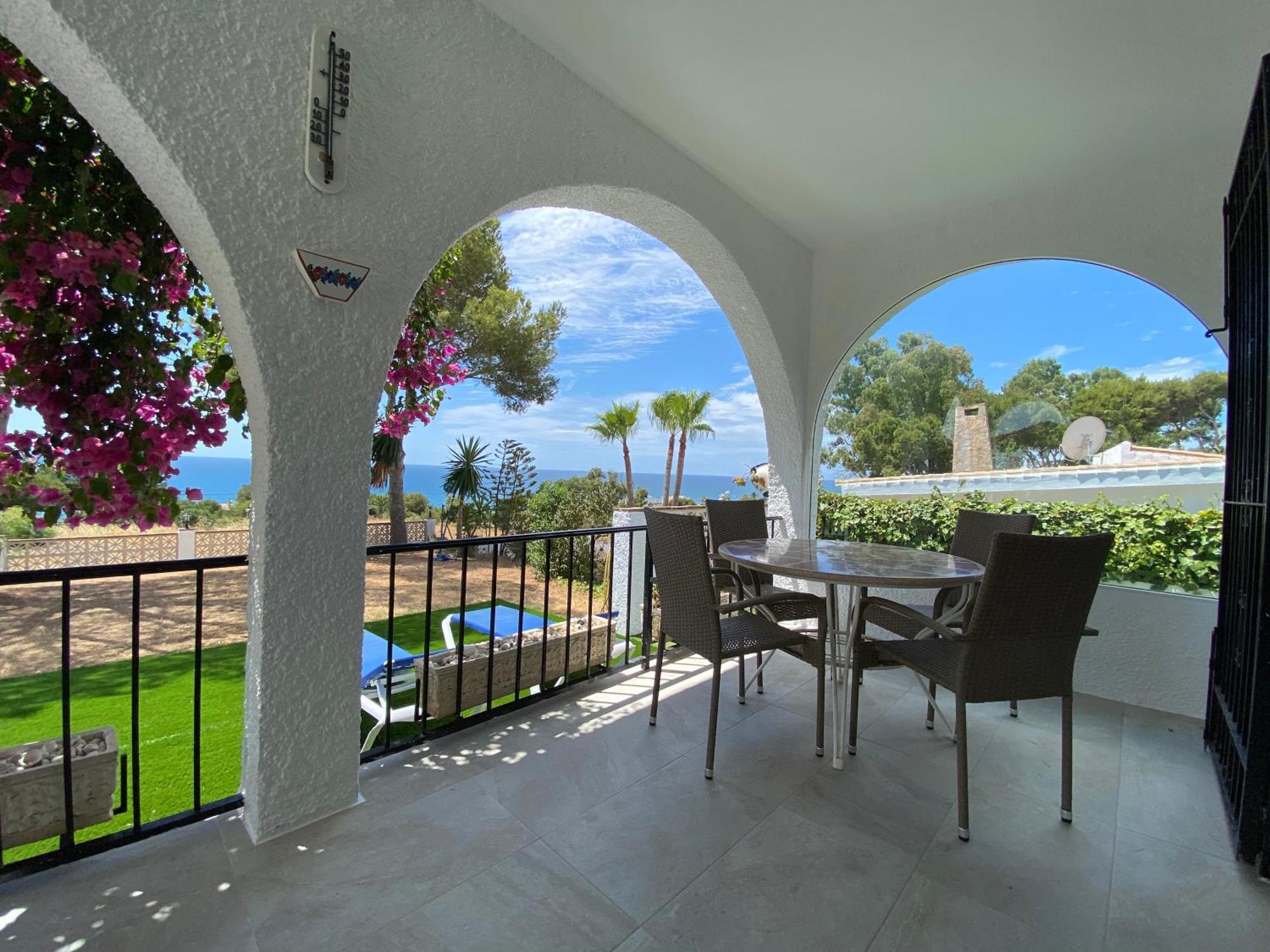 Independent Villa Beach House El Bosque La Cala De Mijas Kültér fotó